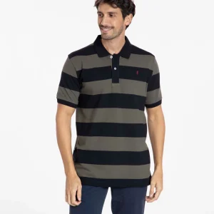 Polo OMAHA Marine/Kaki