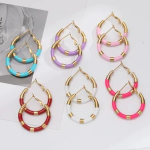 Petite créole coloré (Acier) BOA25