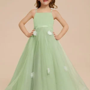 Robe Ceremonie Vert Sauge