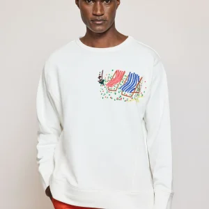SWEATSHIRT PISCINE BRODERIES