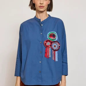 CHEMISE BRODÉE COCARDE JEAN