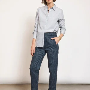 PANTALON CAROTTE JEAN BLEU