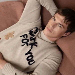 PULL EN LAINE BEIGE