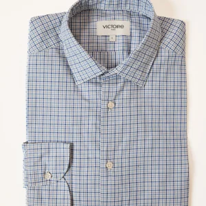 CHEMISE AJUSTÉE SPORT VICHY BLEUS