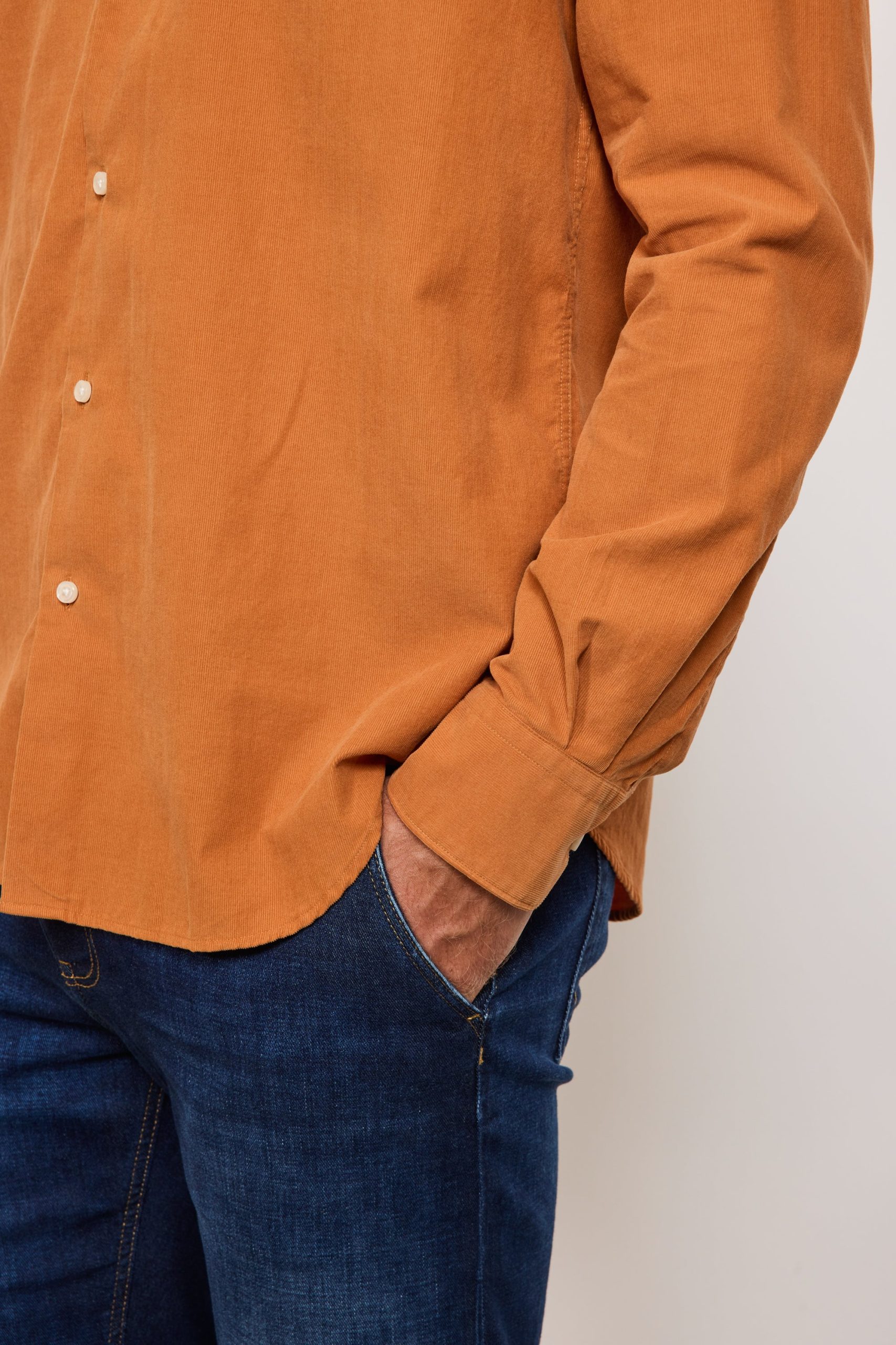 CHEMISE AJUSTÉE VELOURS POTIRON – Image 5