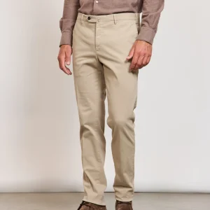 PANTALON SLIM GABARDINE BEIGE