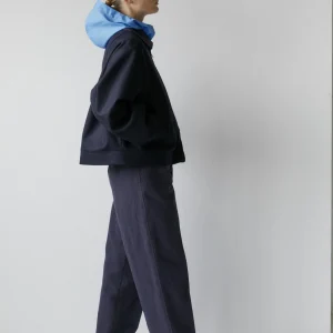 PANTALON EN JERSEY MARINE