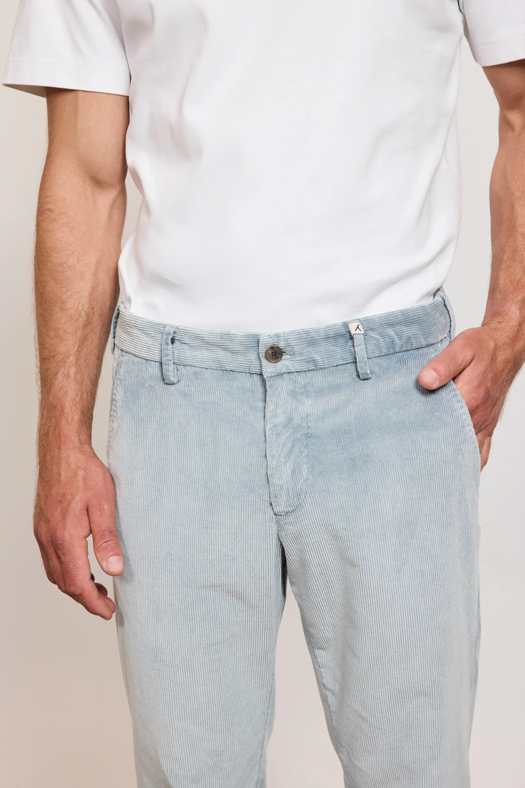 PANTALON VELOURS BLEU – Image 6