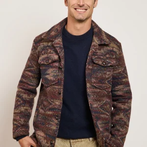 BLOUSON NAVAJO CHOCOLAT
