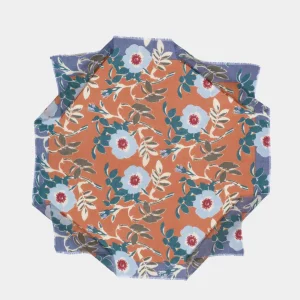 BANDANA FLEURS CARAMEL