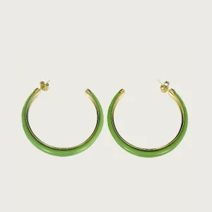 BOUCLES D'OREILLE VERT