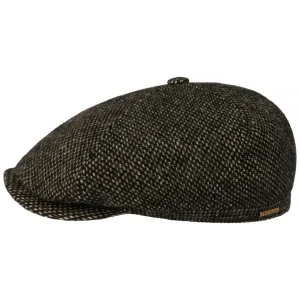 CASQUETTE 6 PANNEAUX LAINE - NOIR