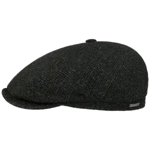 CASQUETTE MEDORA 6 PANNEAUX - NOIR