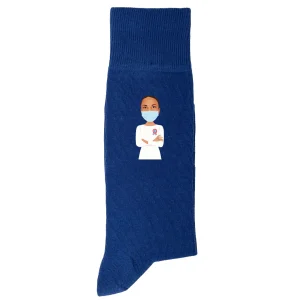 Taubira Masquée - Chaussettes 2022 - Bleu