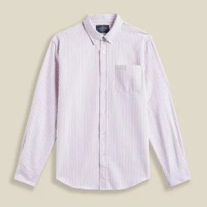 CHEMISE BELAVISTA RAYURES BORDEAUX