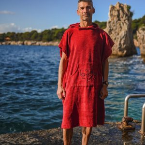 Poncho Adulte - Rouge