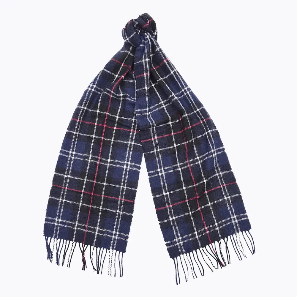 ÉCHARPE TARTAN MARINE