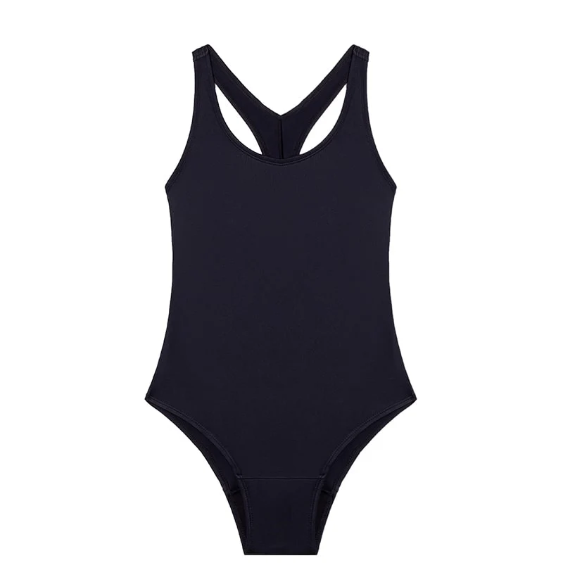 Maillot de bain une pièce d’incontinence dos nageur – Image 3