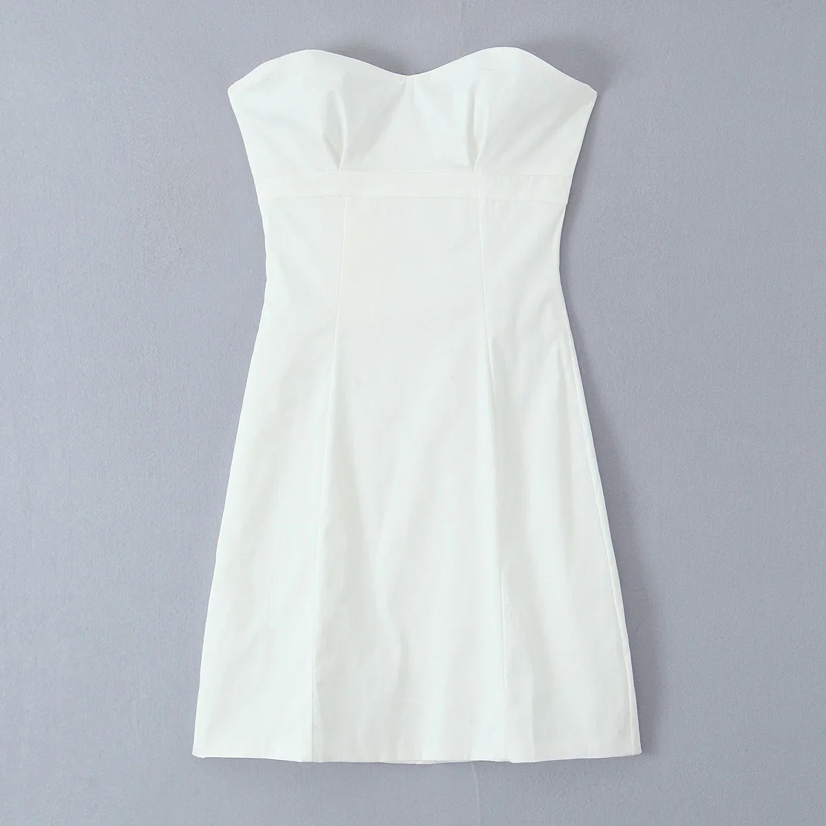Robe Blanche Bustier Femme – Image 7
