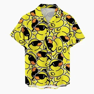 Chemise d'été funky canards - éligible à la livraison express