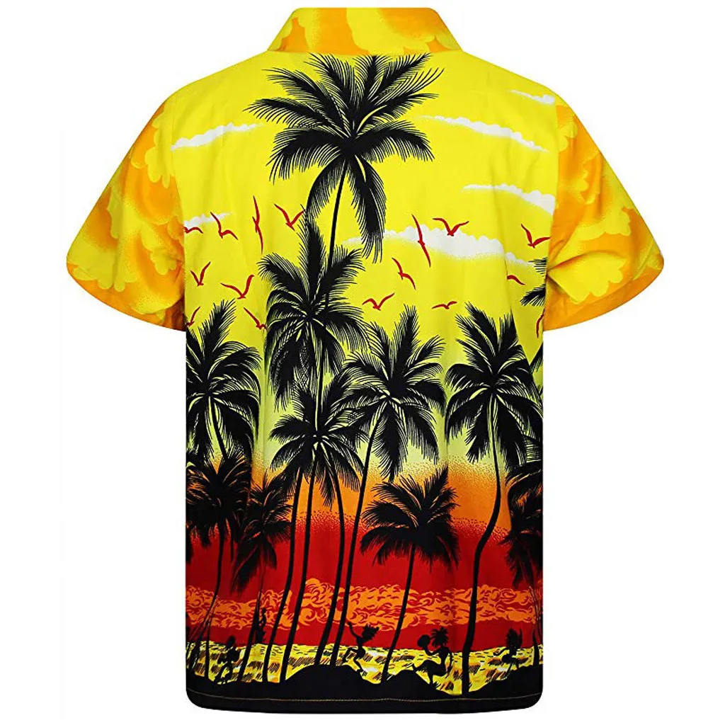 Chemise Hawaïenne colorées (plusieurs motifs) – Image 8