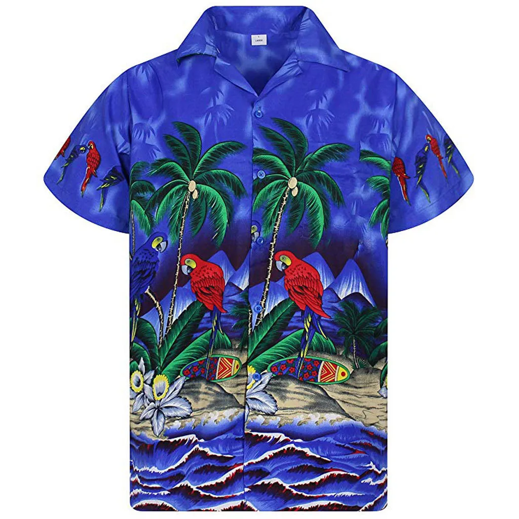 Chemise Hawaïenne colorées (plusieurs motifs) – Image 7