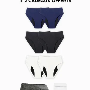 Pack Soldes d'Hiver - Culottes d’incontinence taille haute ultra-absorbantes