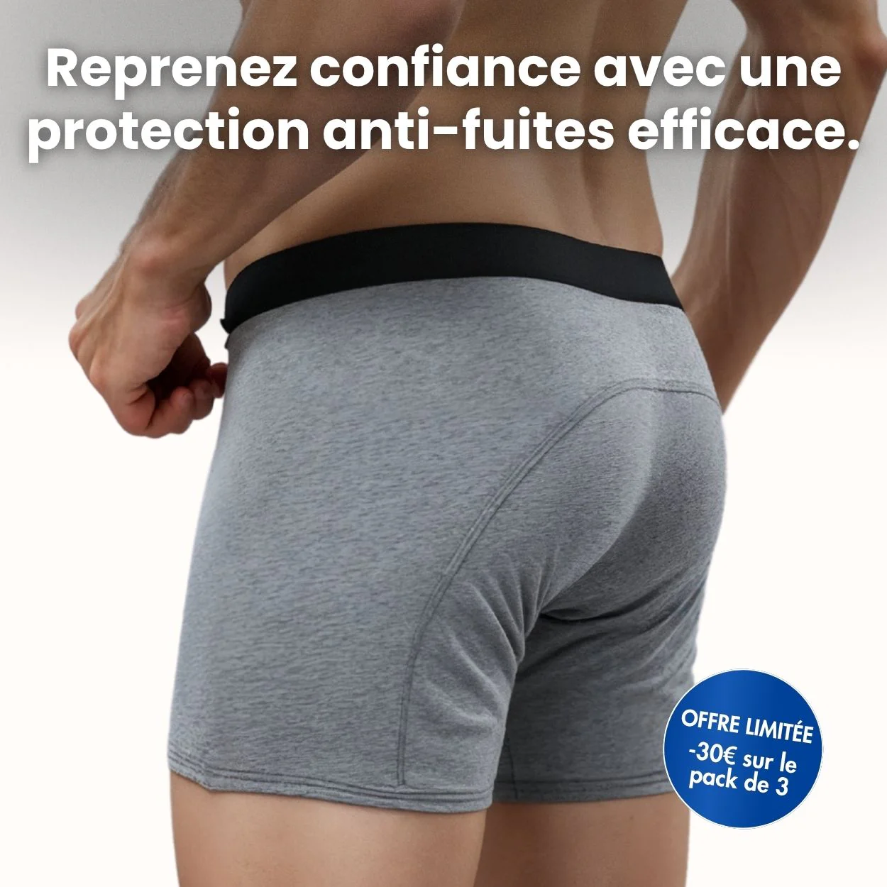 Boxer d’incontinence ultra-absorbant Homme – Image 9