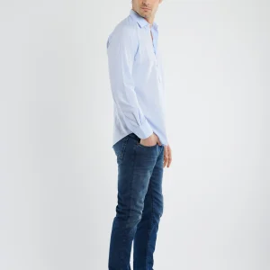 CHEMISE AJUSTÉE BLEUE