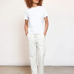 PANTALON INFROISSABLE ÉCRU