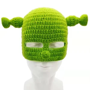 Bonnet Shrek avec oreilles