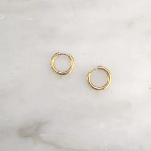 Boucles d'oreilles mini créoles Charlie