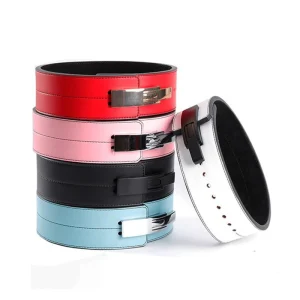 Ceinture de Force à Levier Cuir Véritable