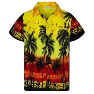 Chemise Hawaïenne colorées (plusieurs motifs)