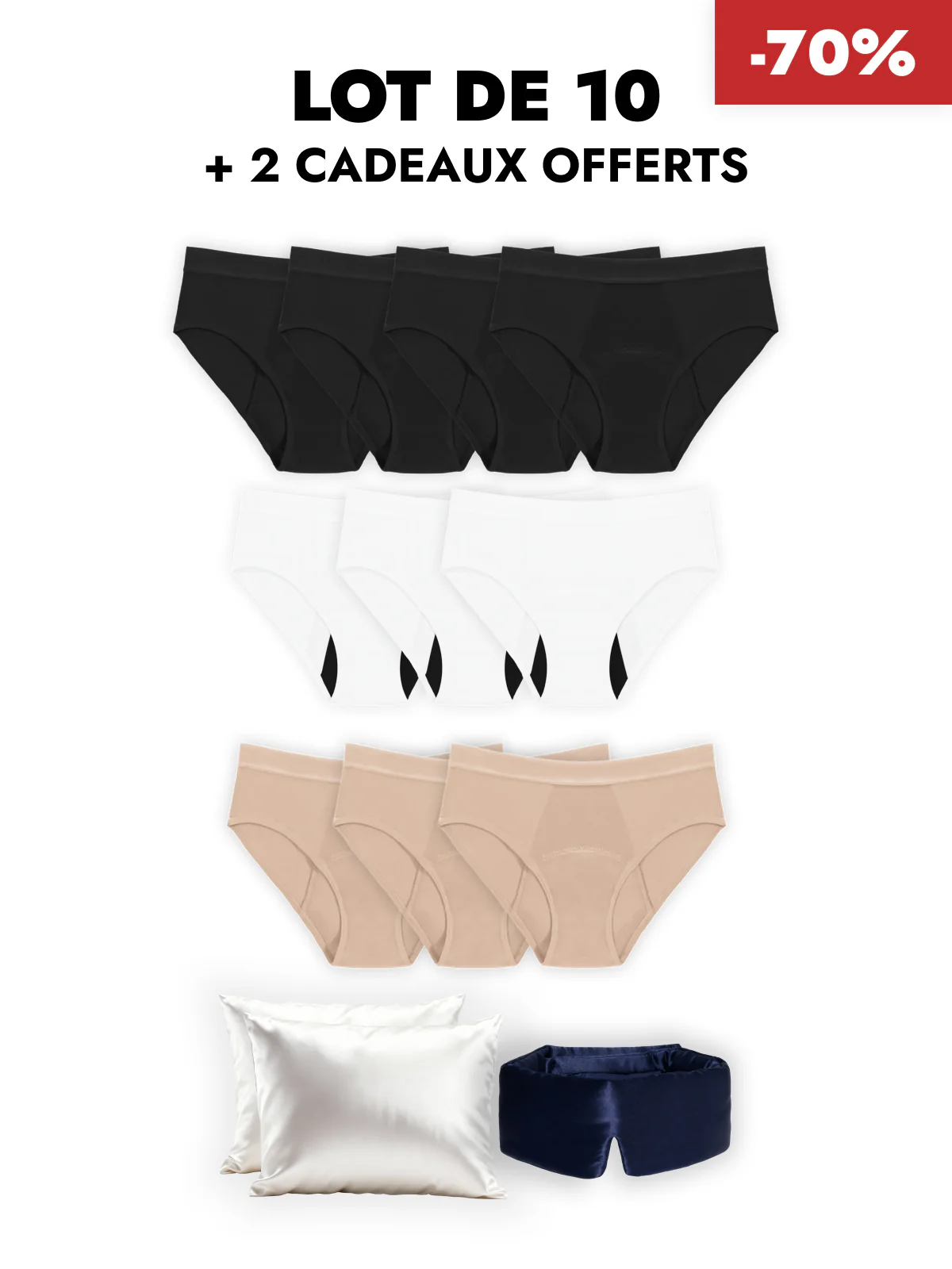 Pack Nuit Cyber Monday - Culottes d’incontinence ultra-absorbantes