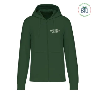Sweat zippé collector "Quick and Dirty" BIO 🌱