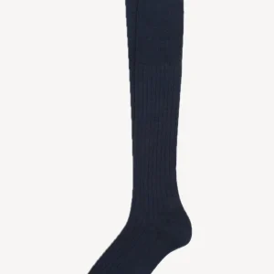 CHAUSSETTES LONGUES LAINE MARINE
