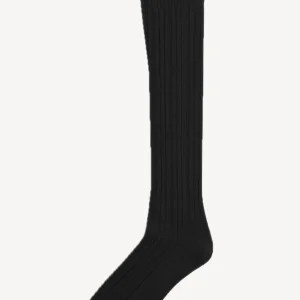 CHAUSSETTES LONGUES LAINE NOIR